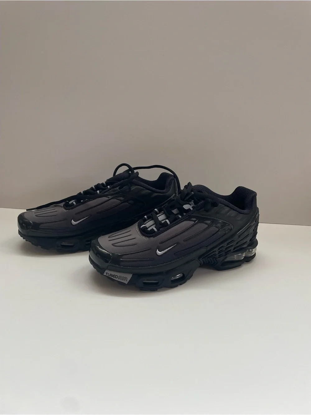 NWOT Nike Air Max Plus 3 Black Wolf Grey